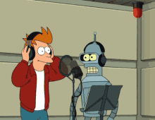 Singing Futurama GIF - Singing Futurama Bender GIFs