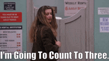 Ted Tv Show Blaire Bennett GIF - Ted Tv Show Blaire Bennett Im Going To Count To Three GIFs