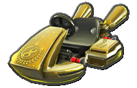 Gold Standard Gold Kart Sticker - Gold Standard Gold Kart Mario Kart Stickers