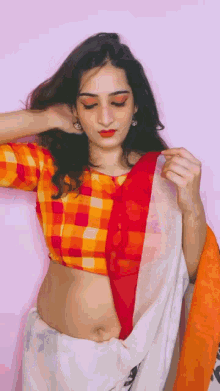 Srijita Mitra Saree GIF