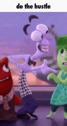 Do The Hustle Inside Out GIF - Do The Hustle Inside Out Fear GIFs