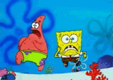 Spongebob Patrick GIF - Spongebob Patrick Chased GIFs