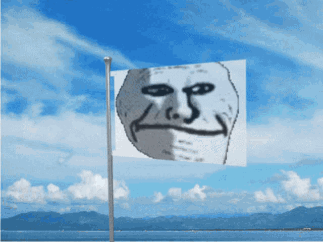 Trollflag Trollface GIF - Trollflag Troll Trollface - Discover & Share GIFs
