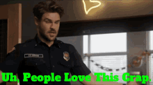 Station19 Jack Gibson GIF - Station19 Jack Gibson Uh People Love This Crap GIFs