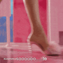 Removing My Shoes Barbie Movie GIF