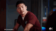 stare dr ethan choi chicago med glare serious face