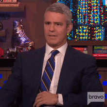 Nodding Andy Cohen GIF - Nodding Andy Cohen Watch What Happens Live GIFs