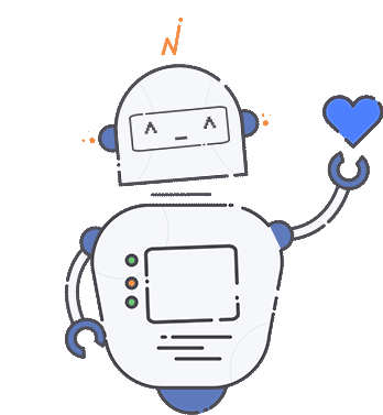 Iranserver Bluebot Sticker - Iranserver Bluebot Love Stickers