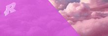 the word acceptee is on a purple background with clouds