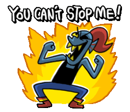 Line Sticker You Can'T Stop Me Sticker - Line Sticker Sticker You Can'T Stop Me Stickers
