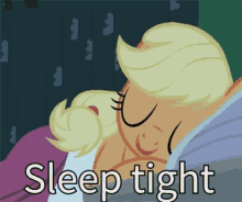 Sleep Tight Applejack GIF - Sleep Tight Apple Jack Mlp GIFs