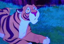 sad tiger