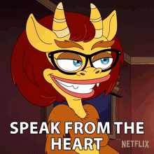 speak from the heart bonnie the hormone monstress big mouth be honest say it sincerely
