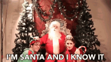 Im Santa And I Know It Santa Claus GIF - Im Santa And I Know It Santa Claus Swag GIFs