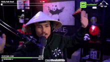 Big Deal Rice Hat GIF - Big Deal Rice Hat Shimmy GIFs