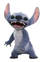 a stuffed animal with its mouth open and sharp claws on a white background