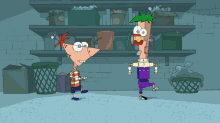 Phinedroids And Ferbots Phineas And Ferb GIF - Phinedroids And Ferbots Phineas And Ferb Dance GIFs