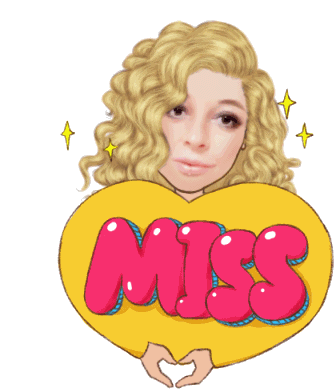 Miss Heart Sticker - Miss Heart Sparkles Stickers