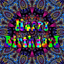 Happy Birthday Trippy Psychedelic GIF - Happy Birthday Trippy Psychedelic GIFs