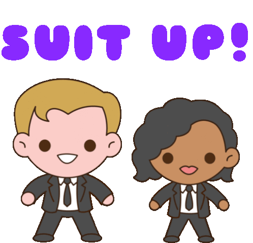 Suit Up Get Ready Sticker - Suit Up Get Ready Lets Go Stickers