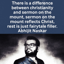 a picture of a man with a quote from abhijit naskar