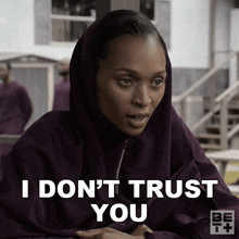 I Dont Trust You Ruth Truesdale GIF - I Dont Trust You Ruth Truesdale Ruthless GIFs