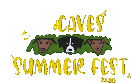 Caves Summer Sticker - Caves Summer Festival Stickers