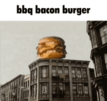 Bbq Bacon Burger GIF - Bbq Bacon Burger GIFs