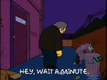 Simpsons Fat Tony GIF - Simpsons Fat Tony Wait A Minute GIFs