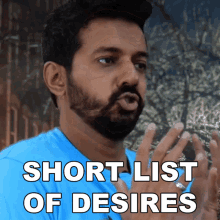 Short List Of Desires Faisal Khan GIF - Short List Of Desires Faisal Khan Small List Of Wishes GIFs