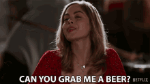 Can You Grab Me A Beer Lizzie GIF - Can You Grab Me A Beer Lizzie Virgin River GIFs