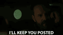 Ill Keep You Posted Agent Zero GIF