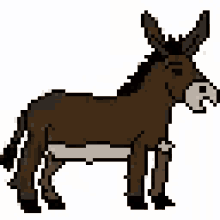 donkey poop pixel art