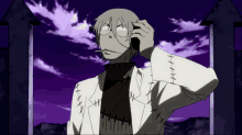 soul eater professor stein thinking confused