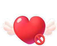 Heart Uno Sticker - Heart Uno Mattel163games Stickers