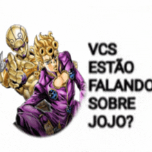 a picture of a man and a woman with the words " vcs estao falando sobre jojo "