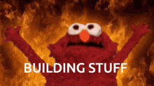 Building Muppet On Fire GIF - Building Muppet On Fire GIFs