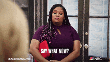 Say What Now Dori Ovens GIF - Say What Now Dori Ovens X Mayo GIFs
