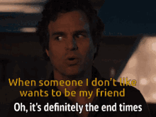 When Someone I Dont Like Wants To Be My Friend Oh Definitely GIF - When Someone I Dont Like Wants To Be My Friend Oh Definitely End Times GIFs