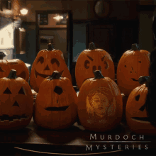 jack o lanterns murdoch mysteries carved pumpkins halloween decorations ready for halloween