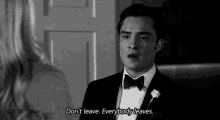 Dont Leave Chuck Bass GIF - Dont Leave Chuck Bass Everybody Leaves GIFs