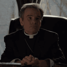 Shrug Bishop Thomas Marx GIF - Shrug Bishop Thomas Marx Evil GIFs