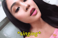 Janella Salvador Singing GIF - Janella Salvador Janella Singing GIFs