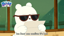 Ice Bear Can Confirm Its Bad Baby Ice Bear GIF