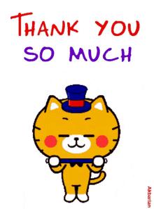 Animated Greeting Card Thank You So Much GIF