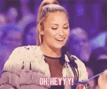 Demi Lovato Oh Hey GIF - Demi Lovato Oh Hey GIFs