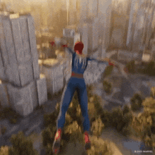 Gliding Spider-man GIF - Gliding Spider-man Marvel'S Spider-man 2 GIFs