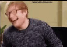 Ed Sheeran Laugh GIF - Ed Sheeran Laugh Giggle GIFs