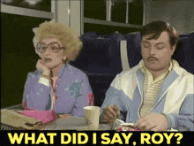 The Fast Show Roy And Renee GIF - The Fast Show Roy And Renee Caroline Aherne GIFs