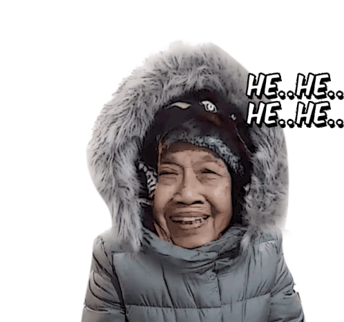Hehehe Grandma Sticker - Hehehe Grandma Cold Stickers